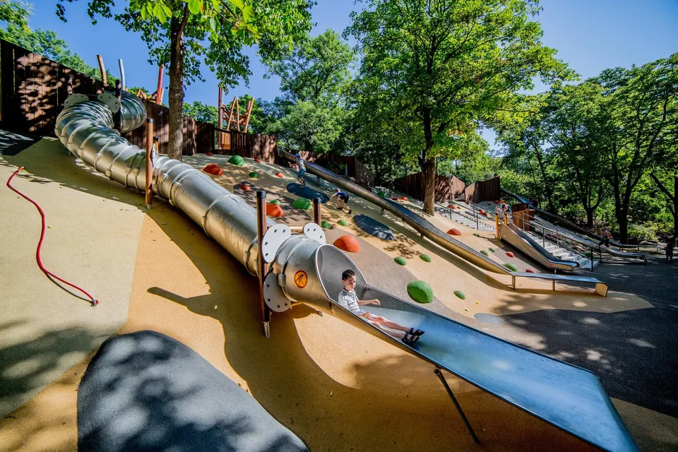 Gellérthegyi Playground with slides