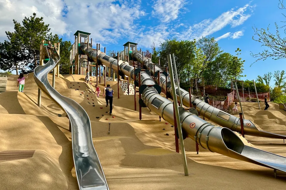 Hajógyári Island Playground (Giant Slides)